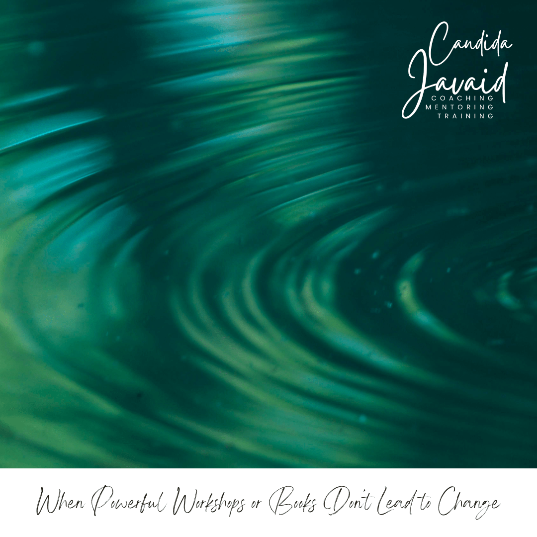 When Powerful Workshops or Books Don’t Lead to Change